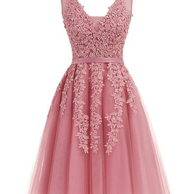 Pretty homecoming dresses,pretty party dress,charming homecoming dress,graduation dress,homecoming dress,short prom dress d72 - Thumbnail 4