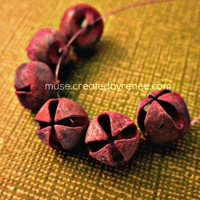 Rustic Jingle Bells with Aged Finish, 6 pcs - Thumbnail 2