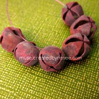 Rustic Jingle Bells with Aged Finish, 6 pcs - Thumbnail 3