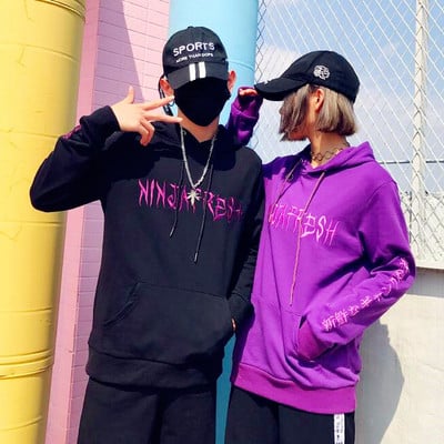 Gothic ninja fresh embroidered hoodie sweatshirt - Thumbnail 4