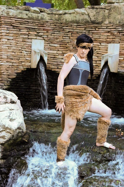 Koga - Waterfall (Inuyasha) Print