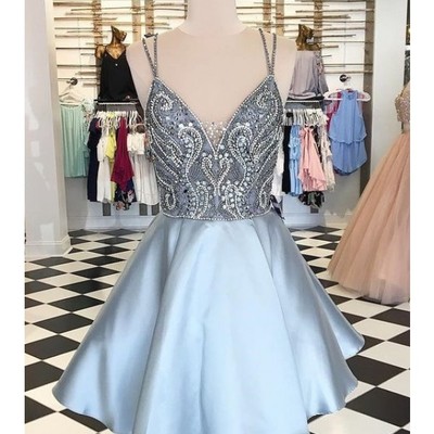 Beading homecoming dress,sexy party dress,charming homecoming dress,pretty graduation dress,homecoming dresses ,h73 - Thumbnail 4