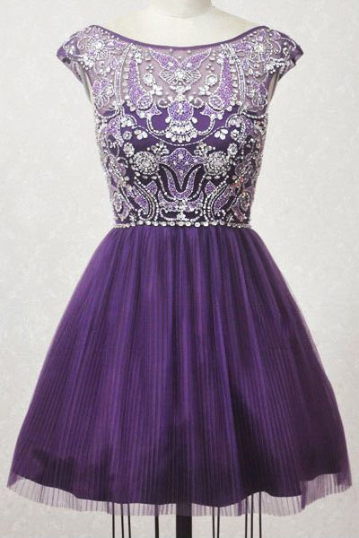 Pretty Beading Homecoming Dress,Sexy Party Dress,Charming Homecoming Dress,Pretty Graduation Dress,Homecoming Dresses ,H76