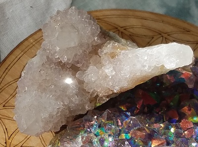 White Spirit Quartz Cluster #1