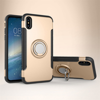 Anti Drop iPhone X 8 7 6 Plus Samsung Note 8 Case With Round Magnetic Buckle - Thumbnail 2