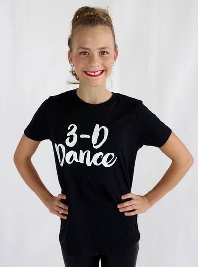 *Black* Sparkle Tee (Kid's and adult sizes)