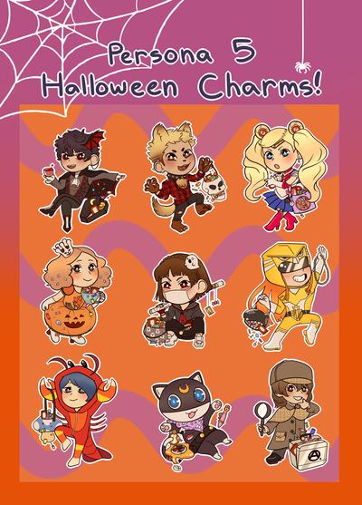 persona 5 halloween charms