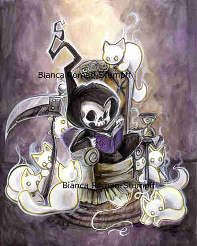 Life and Death: Deaths day off 8x10 Print