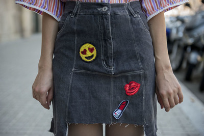 "Hongdae Vibes" Short Denim Skirt