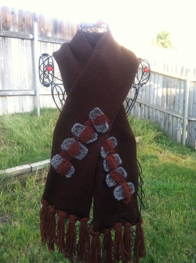 Chewbacca inspired scarf