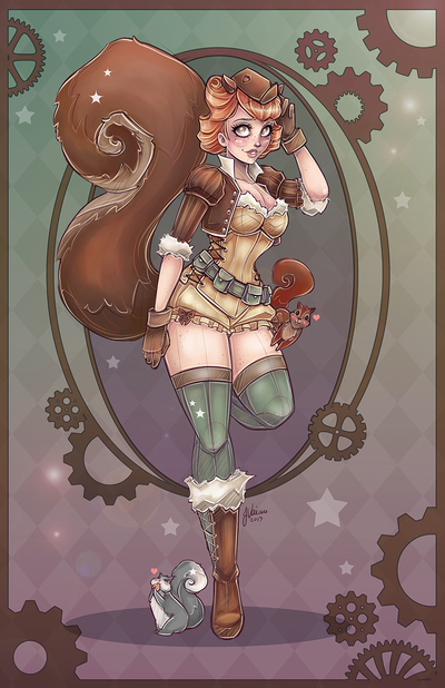 Pinup Squirrel