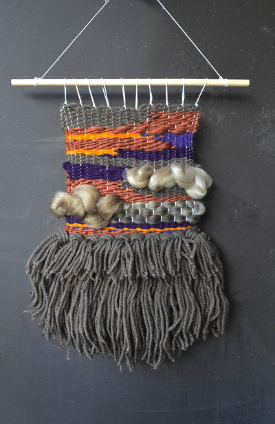 Wall Weaving, Small Wall Weaving, Bohemian Home Decor, Boho Style, Wall Art, Autumn Decor, Canadian Shop