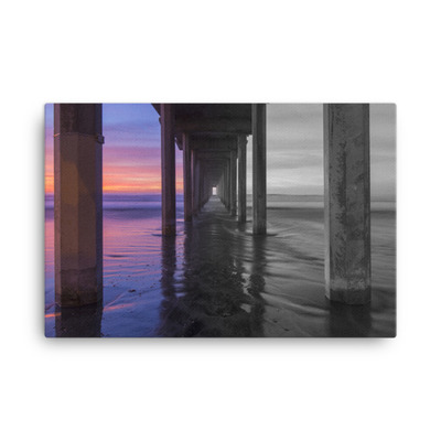 Scripps Pier La Jolla Canvas