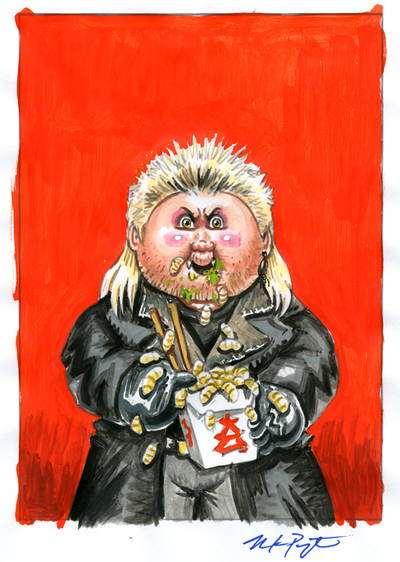 Lost BOYD / Dinin' DAVID Color Rough - Horrorible Kids Series 2 2017