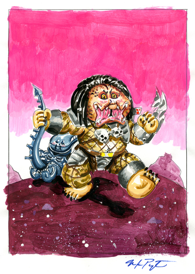 FRED A. Tor / Ugly EM F'er Color Rough - Horrorible Kids Series 2 2017