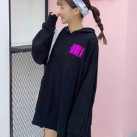 GIRLS Oversize Hoodie Sweatshirt - Thumbnail 1