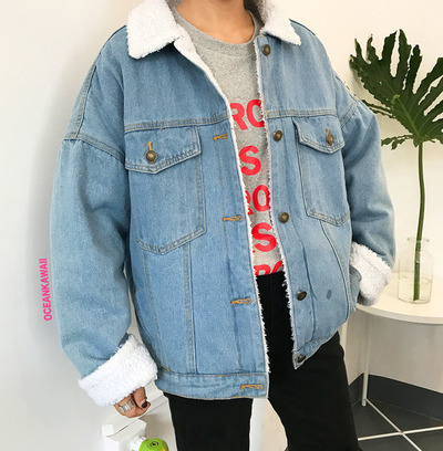 DENIM BORG JACKET