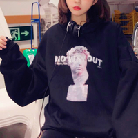 Vaporwave NO WAY OUT Hoodie Sweatshirt - Thumbnail 2
