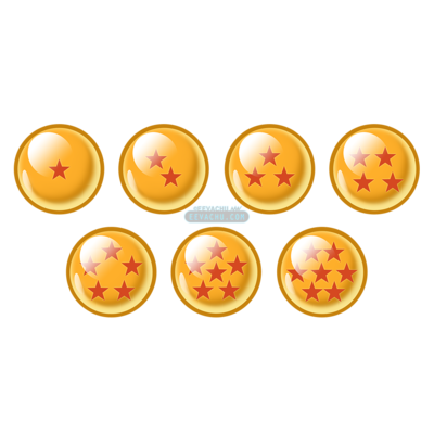 Dragon ball button set - Thumbnail 4