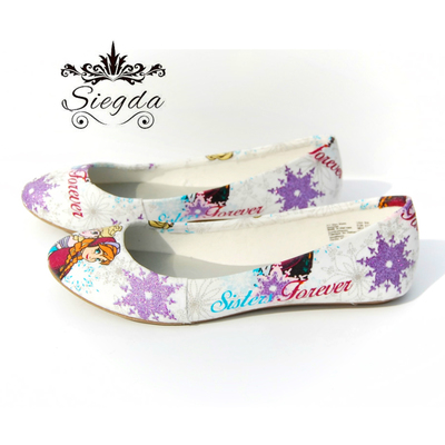 Frozen Sisters Forever Ballet Flats