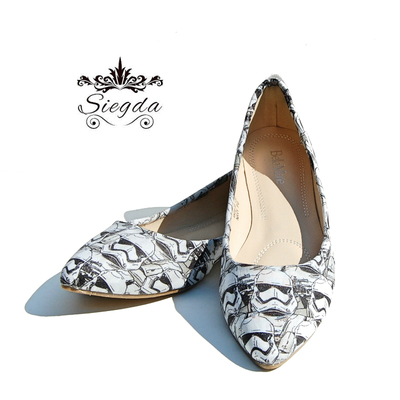 Stormtrooper Pointed Ballet Flats
