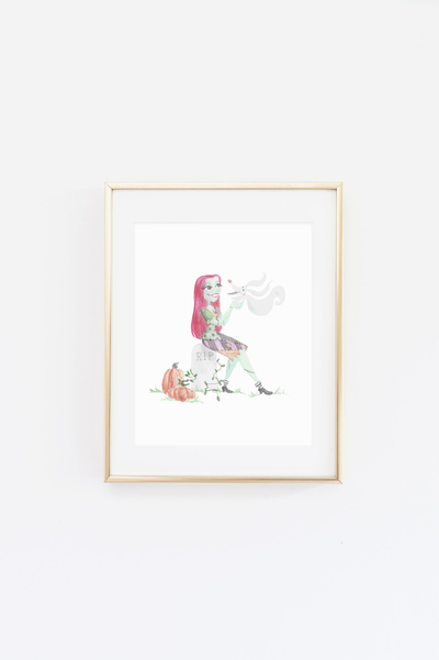 Sally Watercolor Print