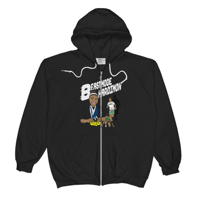 Custom Beastmode Unisex Zip Hoodie