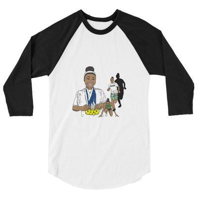 Custom Beastmode 3/4 sleeve raglan shirt