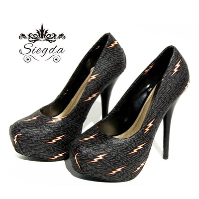 Harry Potter Lightening Bolt Platform Heels