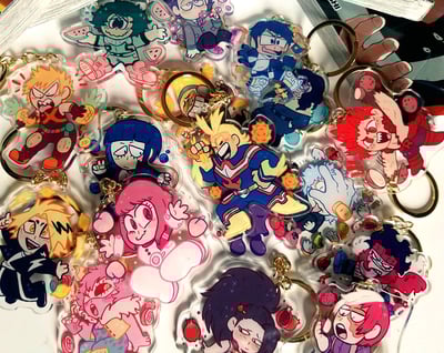 My Hero!!! Acrylic Charms