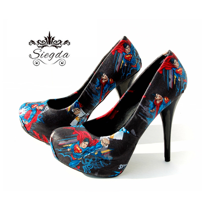 Superman Platform Heels