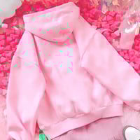 Free Shipping Strawberry Printed Hoodie Sweatshirt - Thumbnail 2