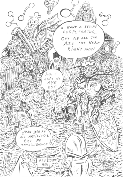 BOTTOMLESS PIT COMIC page 14 "I AIN"T NO"