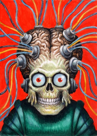 2017 MARS ATTACKS THE REVENGE #37 Highly Detailed Color Rough