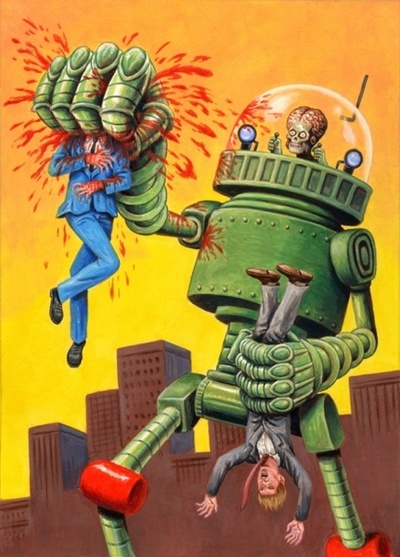 2017 MARS ATTACKS THE REVENGE #32 Final Art
