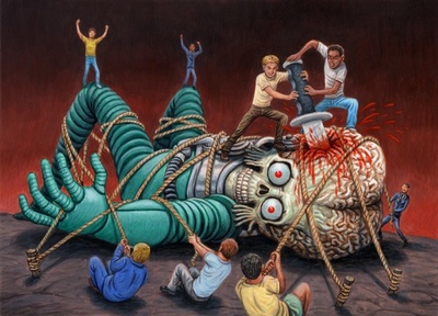 2017 MARS ATTACKS THE REVENGE #43 Final Art