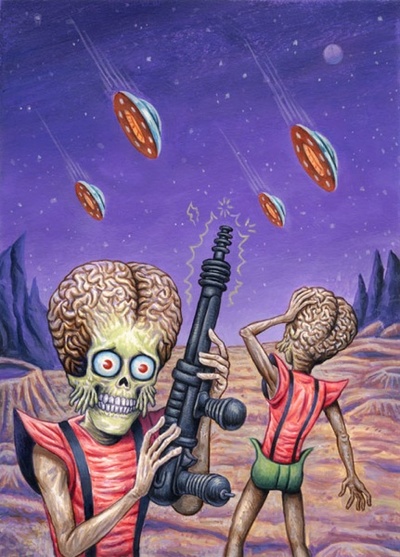 2017 MARS ATTACKS THE REVENGE #49 Final Art