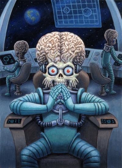 2017 MARS ATTACKS THE REVENGE #54 Final Art