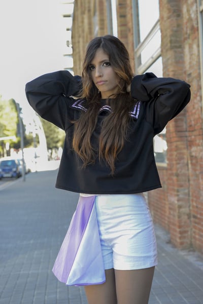 "Violet Flavor" Short-skirt pants