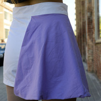 "Violet Flavor" Short-skirt pants - Thumbnail 3