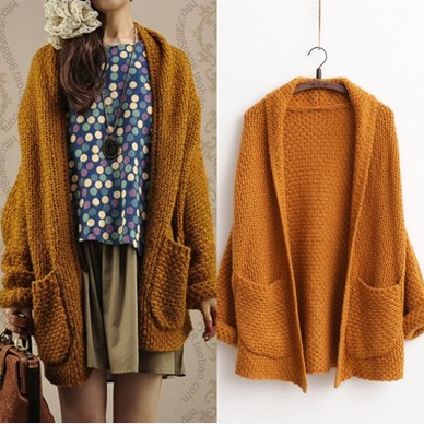 Harajuku knitted sweater cardigan