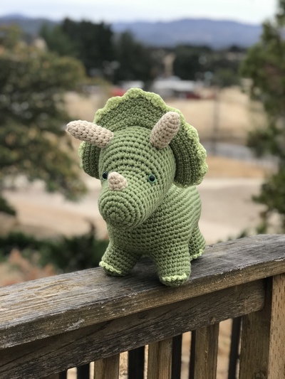 Dinosaur Triceratops Plushie