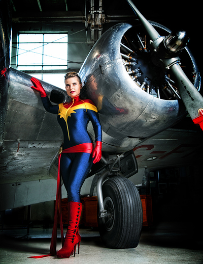 Captain Marvel - indoors