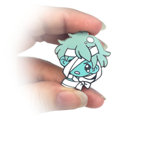 1.5 inch Monster boy enamel pins - Thumbnail 2