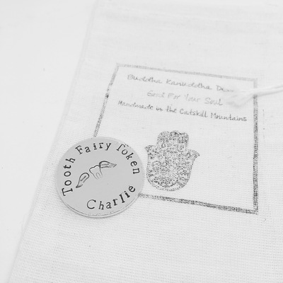 Hand Stamped Tooth Fairy Token