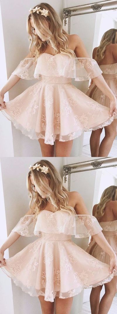short bridesmaid dresses,pink bridesmaid dresse,lace prom dresses,short prom dresses,simple homecoming dresses,PD3900423