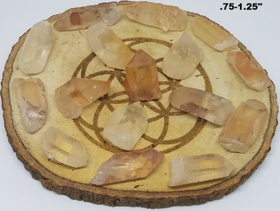 Tangerine Quartz Points