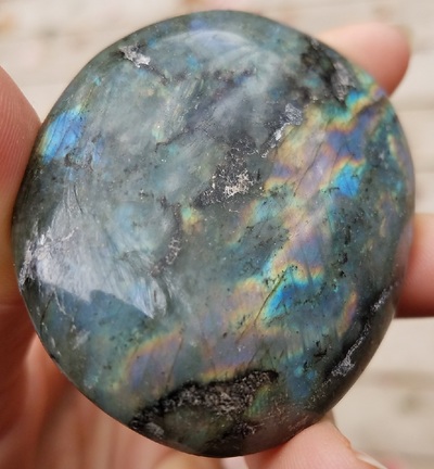 Labradorite Palm Stone