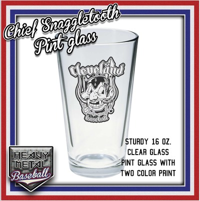 Chief Snaggletooth 16 oz. Pint Glass