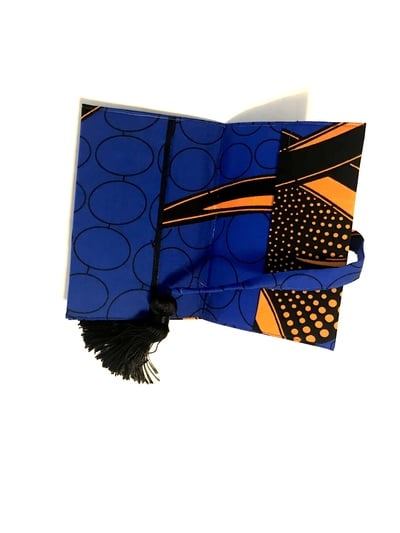 SALE! Passport cover - cobalt, orange